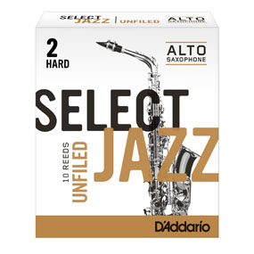 Rico-D'Addario Jazz Unfiled Blätter für Altsaxophon (10 Stk.)